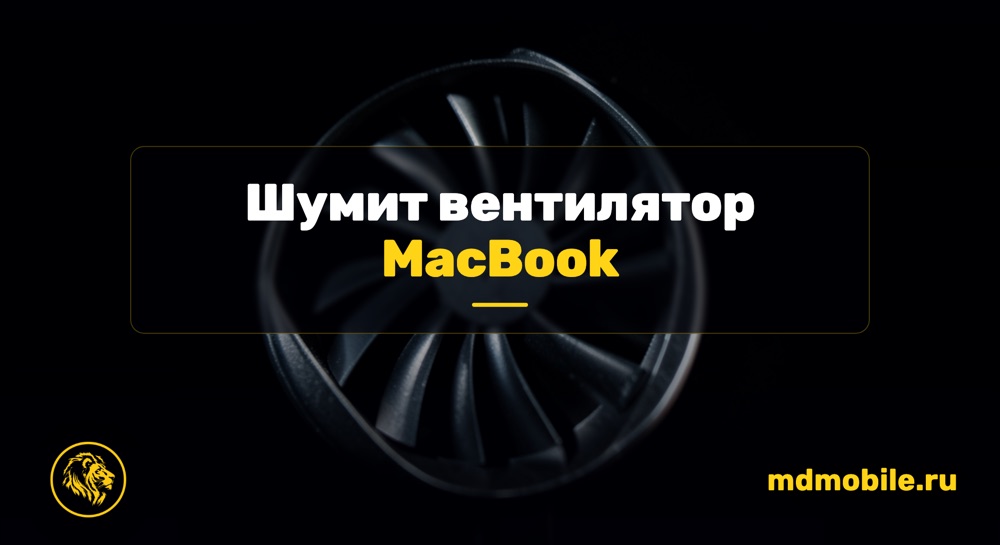 Шумит вентилятор MacBook - ремонт MacBook