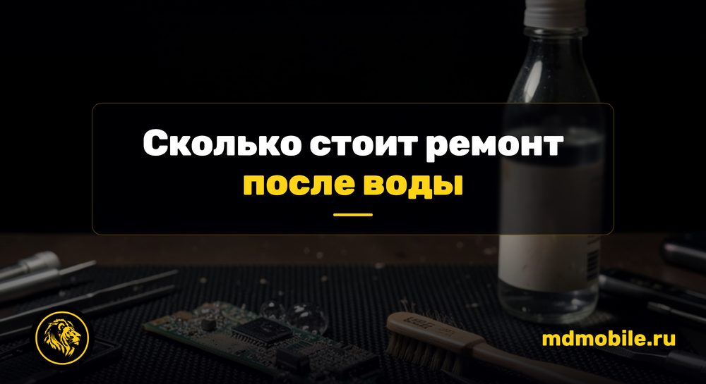 Плата телефона после воды в ультразвуковой чистке